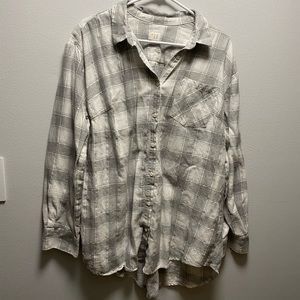 A New Day Plaid Button Down Shirt